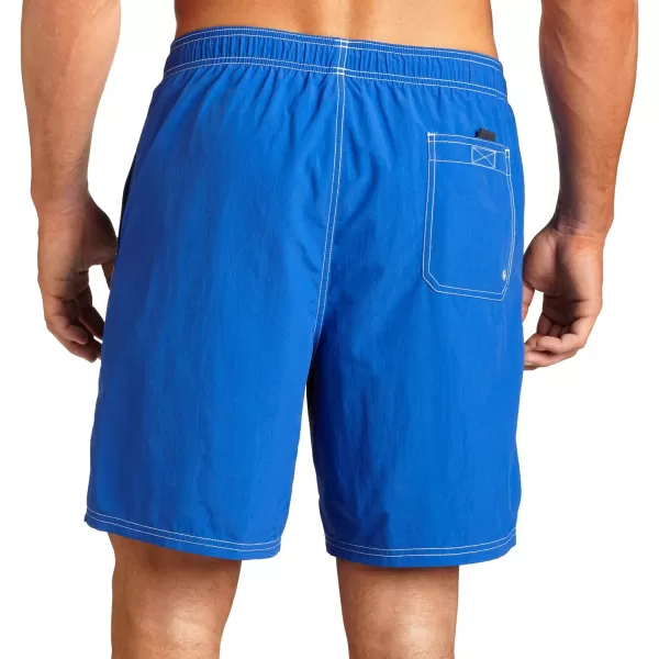 Nautica Mens Quick Dry Solid Swim TrunkCobalt