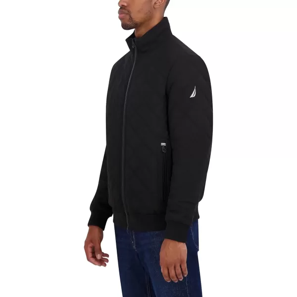 Nautica Mens Quilted Bomber JacketBlack