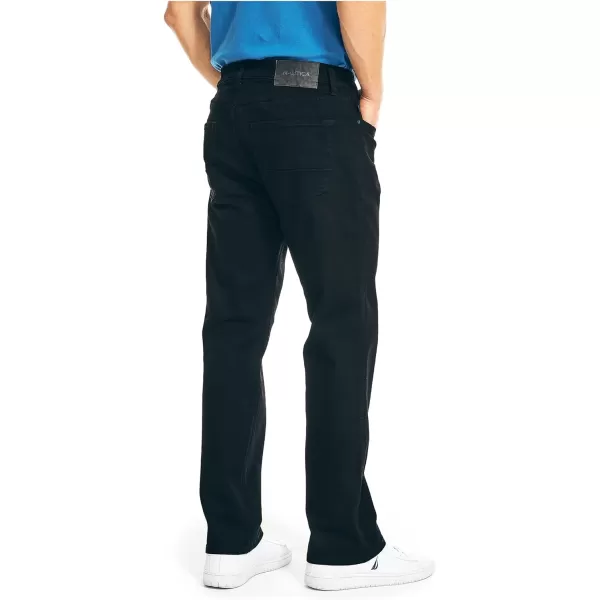 Nautica Mens Relaxed Fit Denim JeansBlack Ink