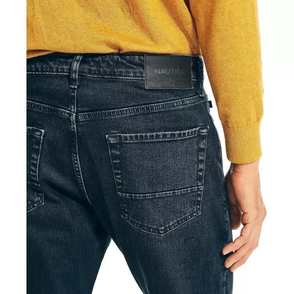 Nautica Mens Relaxed Fit Denim JeansBlack Lagoon Wash