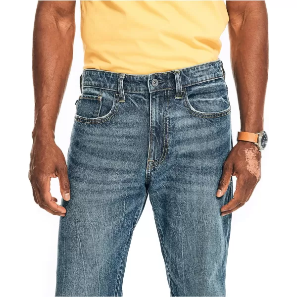 Nautica Mens Relaxed Fit Denim JeansBotany Bay Wash