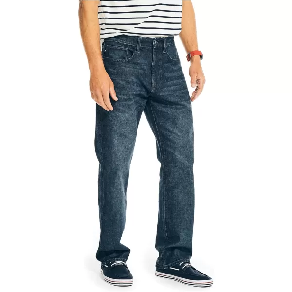 Nautica Mens Relaxed Fit Denim JeansNorth Sea Canal Wash