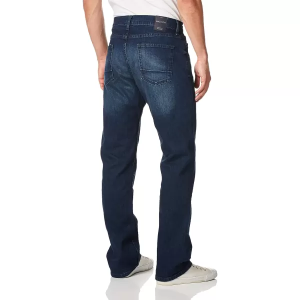 Nautica Mens Relaxed Fit Denim JeansPure Deep Bay Wash