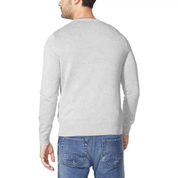 Nautica Mens Ribbed SweaterGrey Heather