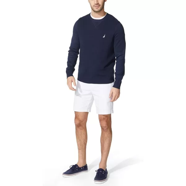 Nautica Mens Ribbed SweaterNavy