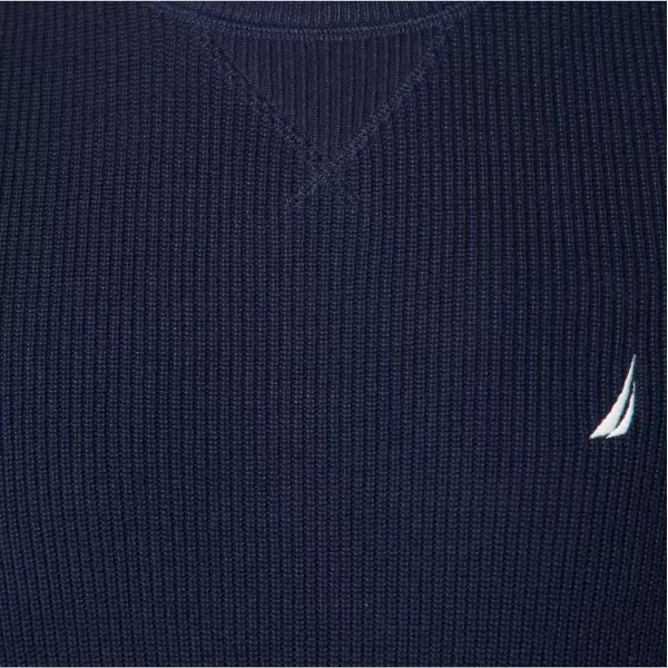 Nautica Mens Ribbed SweaterNavy