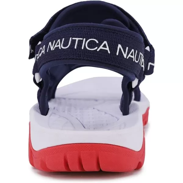 Nautica Mens Sandals Open Toe Athletic Water Shoes With StrapNavy Augustus