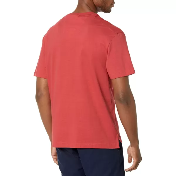 Nautica Mens Short Sleeve HenleySailor Red