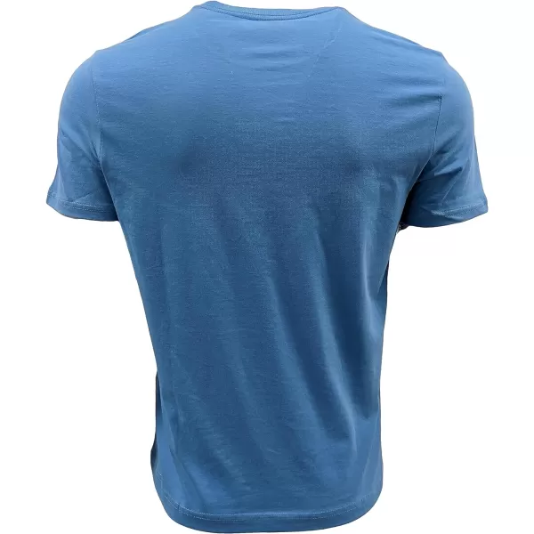 Nautica Mens Short Sleeve Solid Crew Neck TShirtAzure Blue