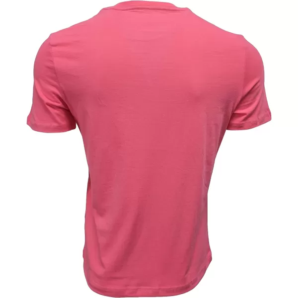 Nautica Mens Short Sleeve Solid Crew Neck TShirtBright Pink