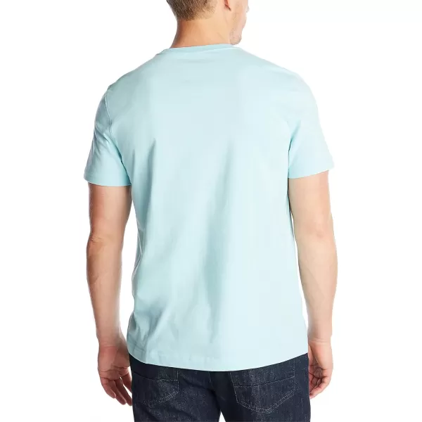 Nautica Mens Short Sleeve Solid Crew Neck TShirtHarbor Mist