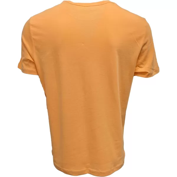 Nautica Mens Short Sleeve Solid Crew Neck TShirtOrange Sorbet