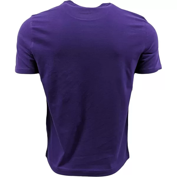 Nautica Mens Short Sleeve Solid Crew Neck TShirtViolet Wave