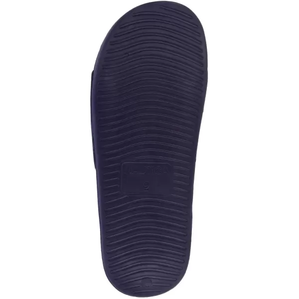Nautica Mens Shower Sandals Open Toe Soft Slide House Slipper for Indoor amp OutdoorBertran Navy