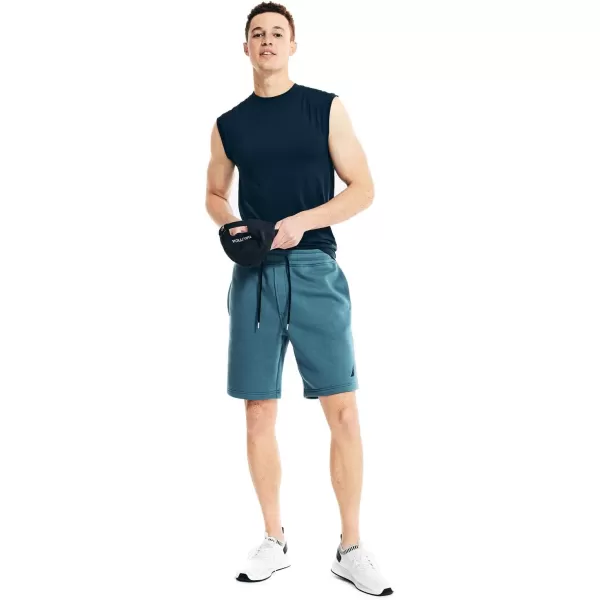 Nautica Mens Sleeveless Base Layer Solid Athletic Muscle Tank TopNavy