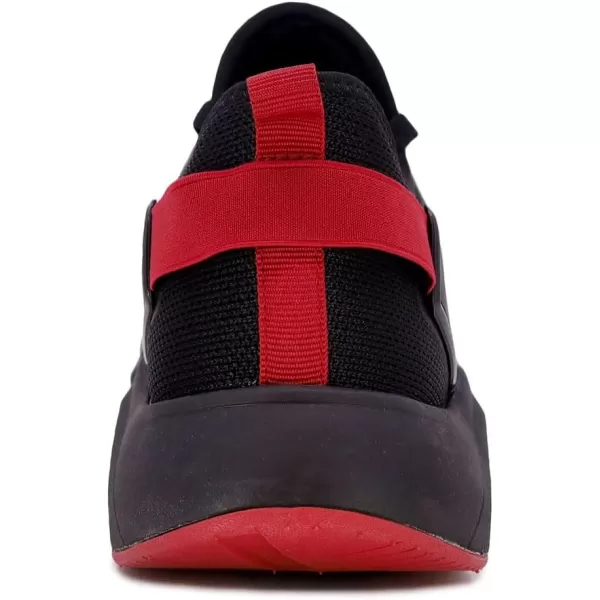 Nautica Mens Sneakers Athletic Comfortable Casual LaceUp Fashion Walking ShoesBlack Red Andino 2