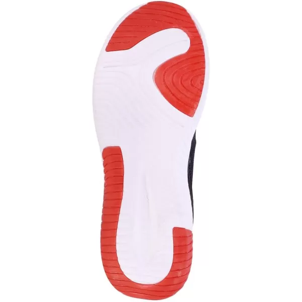 Nautica Mens Sneakers Athletic Comfortable Casual LaceUp Fashion Walking ShoesBlack Red Vintro