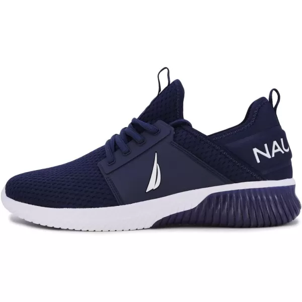 Nautica Mens Sneakers Athletic Comfortable Casual LaceUp Fashion Walking ShoesNavy 1 Rainey Sport