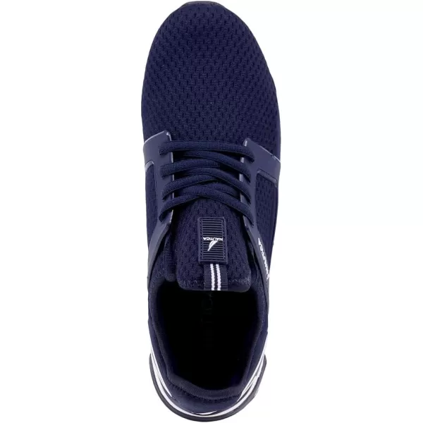 Nautica Mens Sneakers Athletic Comfortable Casual LaceUp Fashion Walking ShoesNavy White 1 Arano