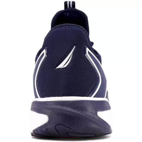 Nautica Mens Sneakers Athletic Comfortable Casual LaceUp Fashion Walking ShoesNavy White 1 Arano