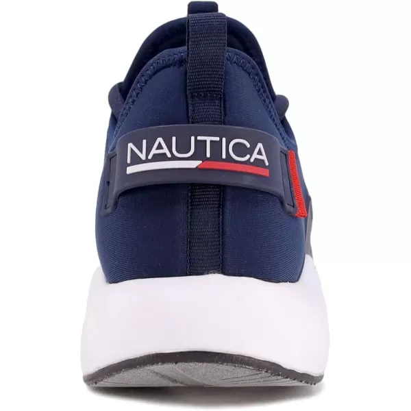 Nautica Mens Sneakers Athletic Comfortable Casual LaceUp Fashion Walking ShoesNavy White Niro