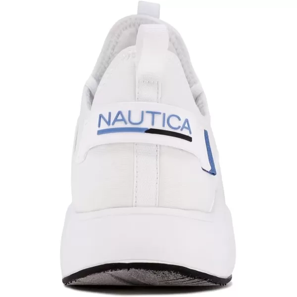 Nautica Mens Sneakers Athletic Comfortable Casual LaceUp Fashion Walking ShoesWhite Royal Niro