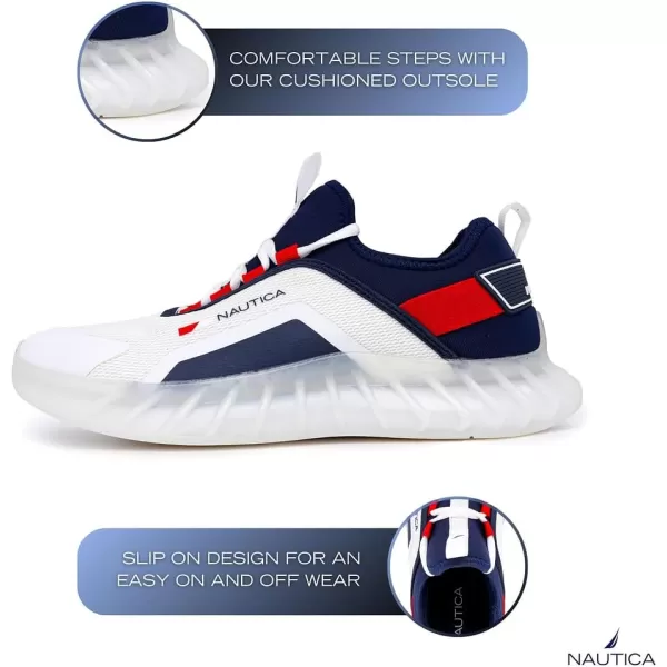 Nautica Mens Sneakers Casual Fashion Walking LaceUp Athletic Shoes for Gym Tennis Men  Slip On Breathable Lightweight  ComfortableAmericana