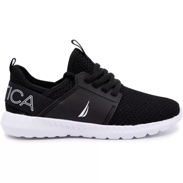 Nautica Mens Sneakers Comfortable Casual LaceUp Fashion Walking Shoes Lightweight JoggersBlack Rainey 2