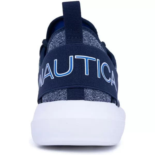 Nautica Mens Sneakers Comfortable Casual LaceUp Fashion Walking Shoes Lightweight JoggersNavy White Rainey 2