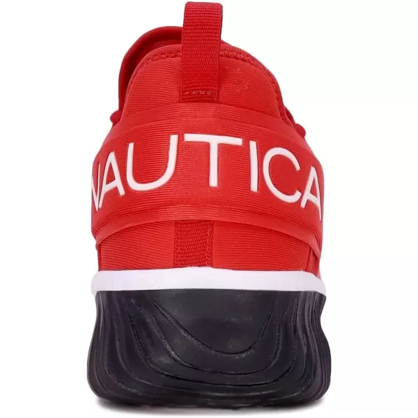 Nautica Mens Sneakers Comfortable Casual LaceUp Fashion Walking Shoes Lightweight JoggersRed Rainey Sport