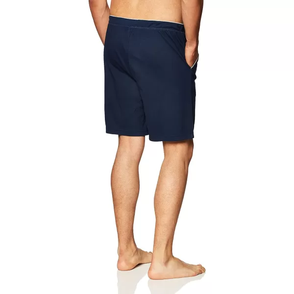 Nautica Mens Soft Knit Elastic Waistband Sleep Lounge ShortNavy