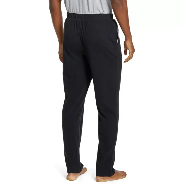 Nautica Mens Soft Knit Sleep Lounge PantTrue Black