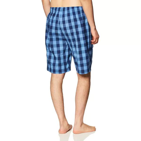 Nautica Mens Soft Woven 100 Cotton Elastic Waistband Sleep Pajama ShortNavy