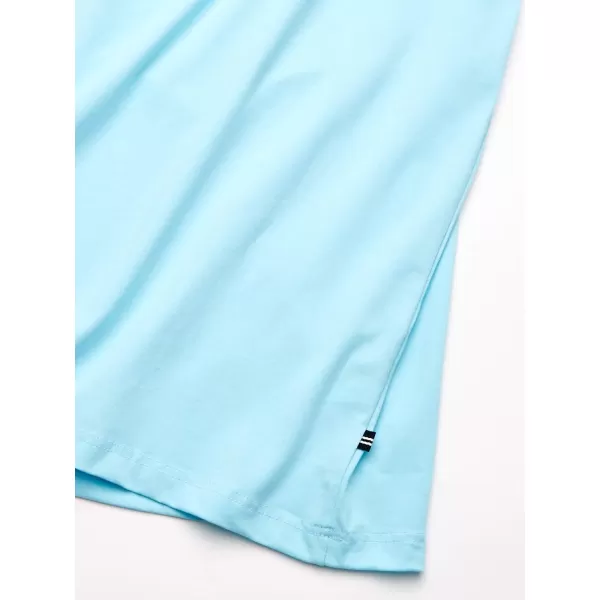 Nautica Mens Solid Crew Neck Short Sleeve Pocket TShirtBright Aqua