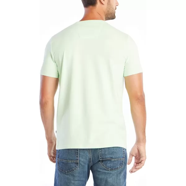 Nautica Mens Solid Crew Neck Short Sleeve Pocket TShirtPatina Green