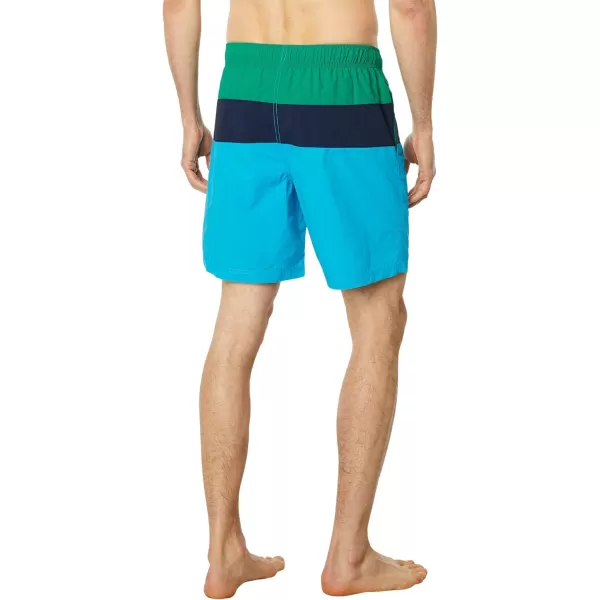 Nautica Mens Standard 8 Colorblock QuickDry SwimPepper Green