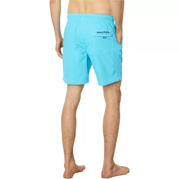 Nautica Mens Standard 8 QuickDry SwimMirage Blue