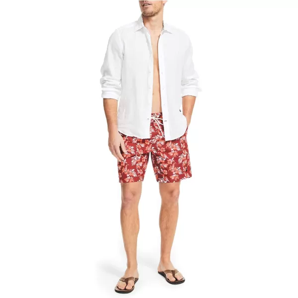 Nautica Mens Standard Sustainably Crafted 8 Swim ShortNautica Red