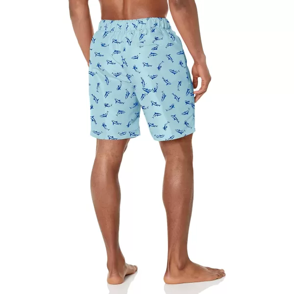 Nautica Mens Standard Sustainably Crafted 8 Swim ShortReel Aqua