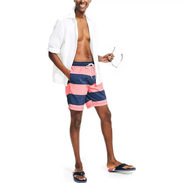 Nautica Mens Standard Sustainably Crafted 8 Swim ShortTea Berry