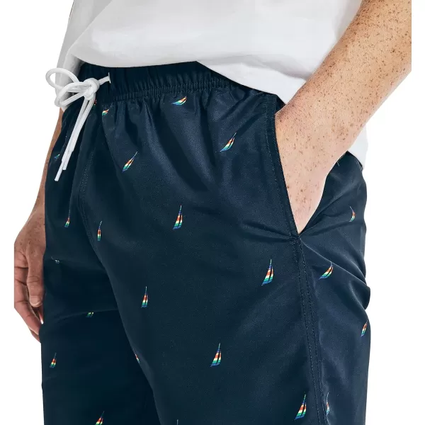 Nautica Mens Standard Sustainably Crafted Pride Swim ShortNavy