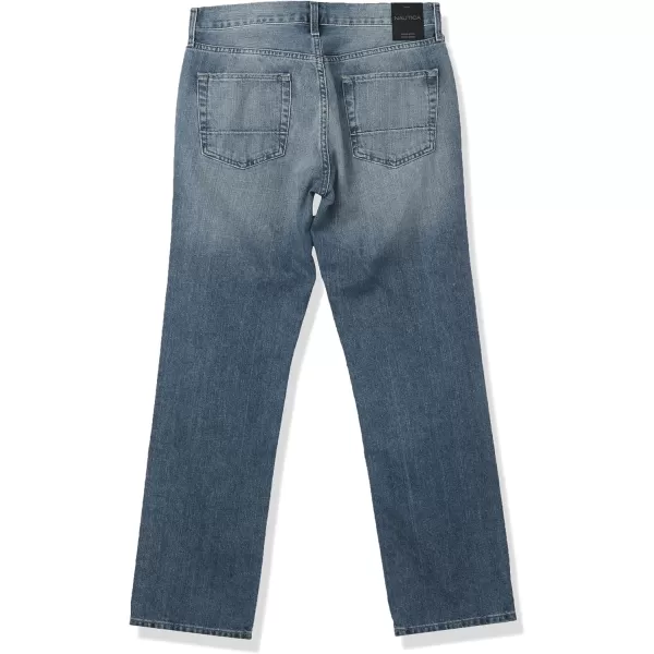 Nautica Mens Straight Fit JeansSand Wash