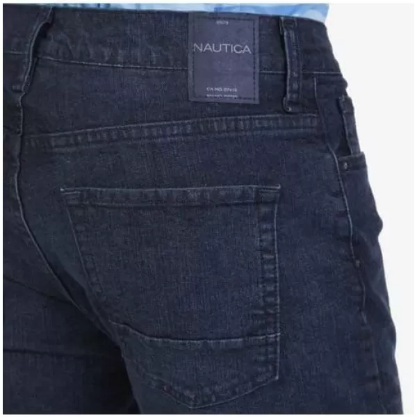 Nautica Mens Striaght Fit Stretch Denim JeansPure Adriatic Sea Wash