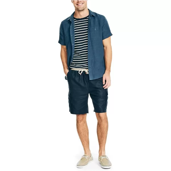 Nautica Mens Sustainably Crafted 85 Pullon Cargo ShortNavy