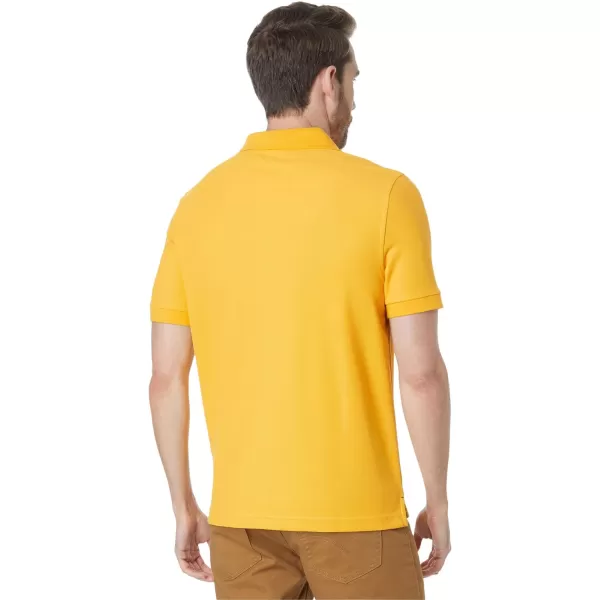 Nautica Mens Sustainably Crafted Classic Fit Deck PoloLightning Gold