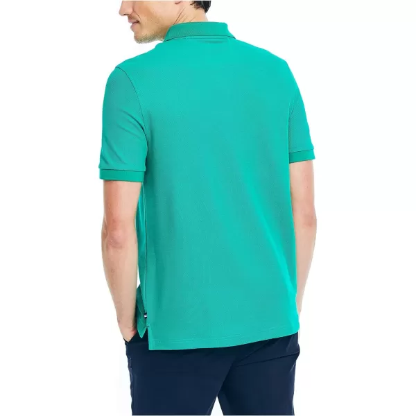 Nautica Mens Sustainably Crafted Classic Fit Deck PoloPepper Green