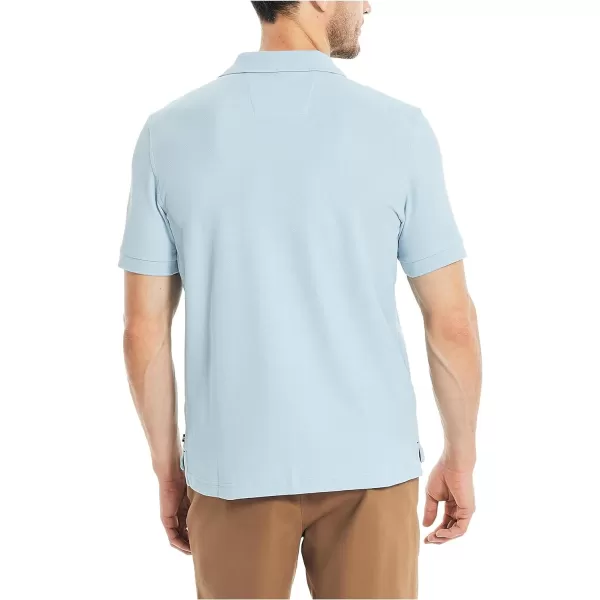 Nautica Mens Sustainably Crafted Classic Fit Performance Deck PoloNrf Cool Breeze