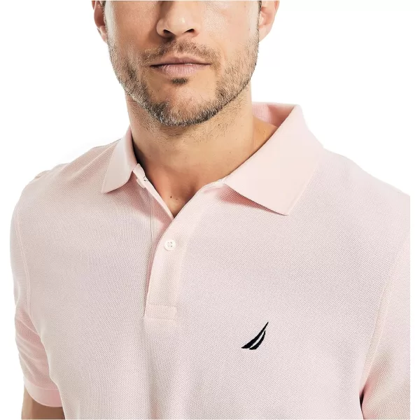 Nautica Mens Sustainably Crafted Classic Fit Performance Deck PoloOasis Pink