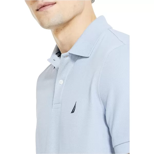 Nautica Mens Sustainably Crafted Classic Fit Performance Deck PoloPetrol