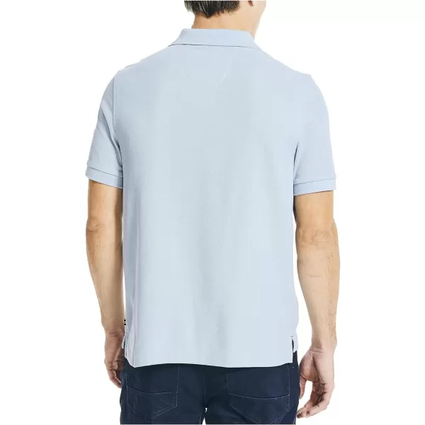 Nautica Mens Sustainably Crafted Classic Fit Performance Deck PoloPetrol